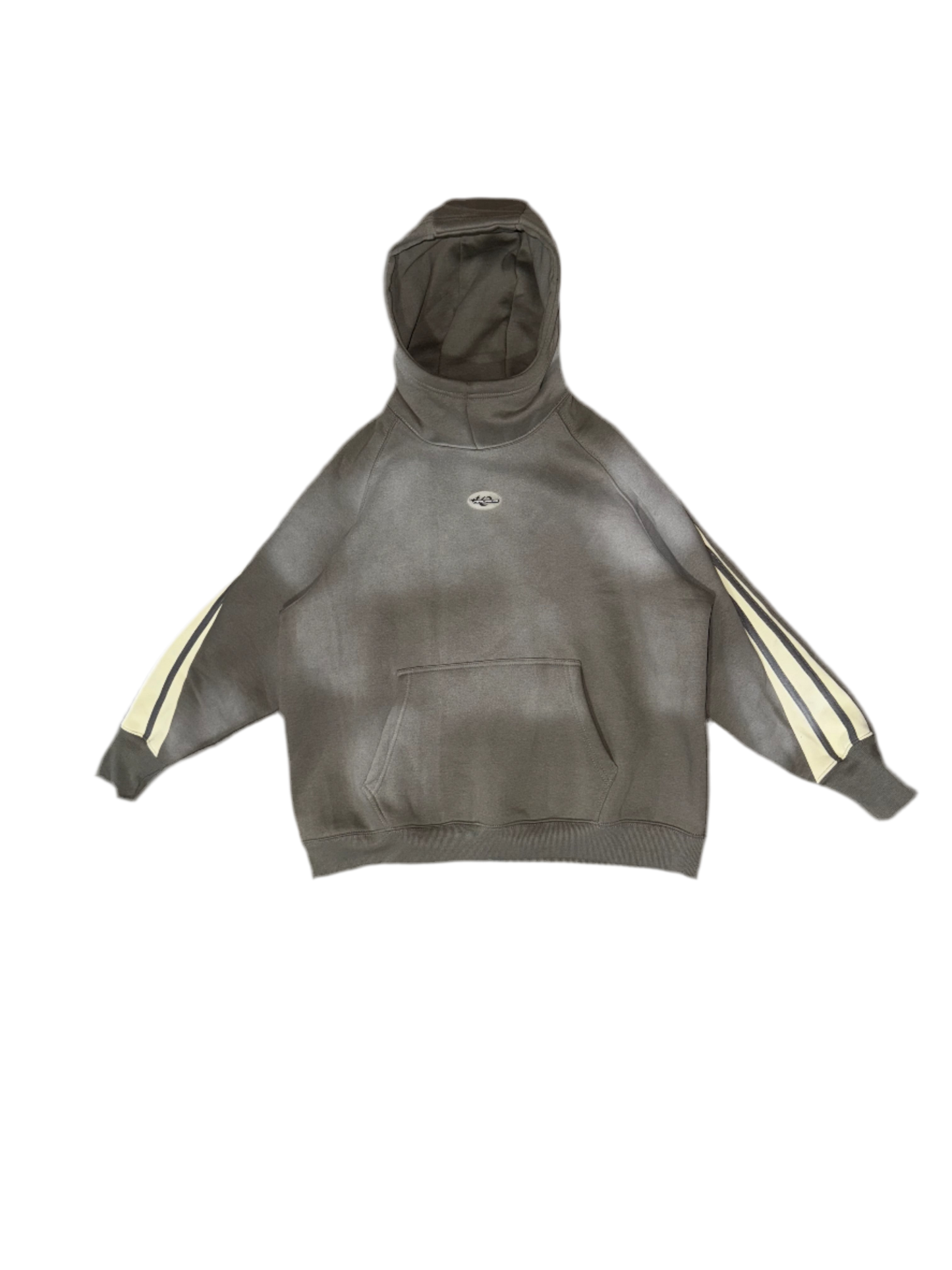 Arcaius half striped hoodie