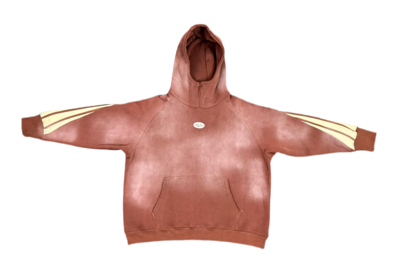 Arcaius half striped hoodie